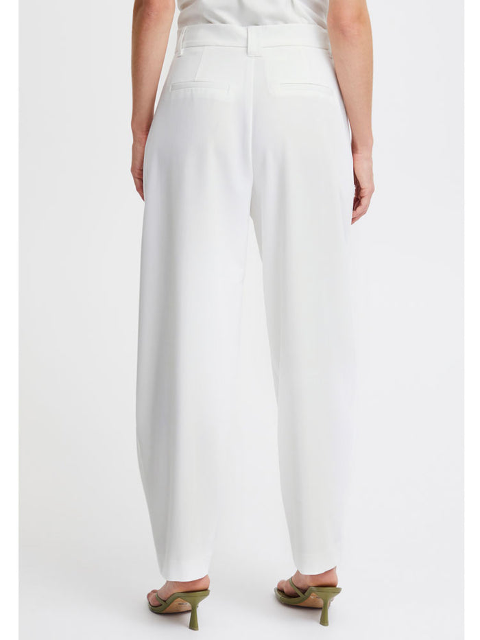 B Young ByDeceri Button Trousers Marshmallow