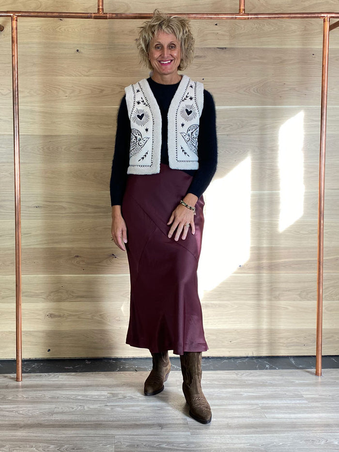 B Young ByDolora Skirt Port Royale
