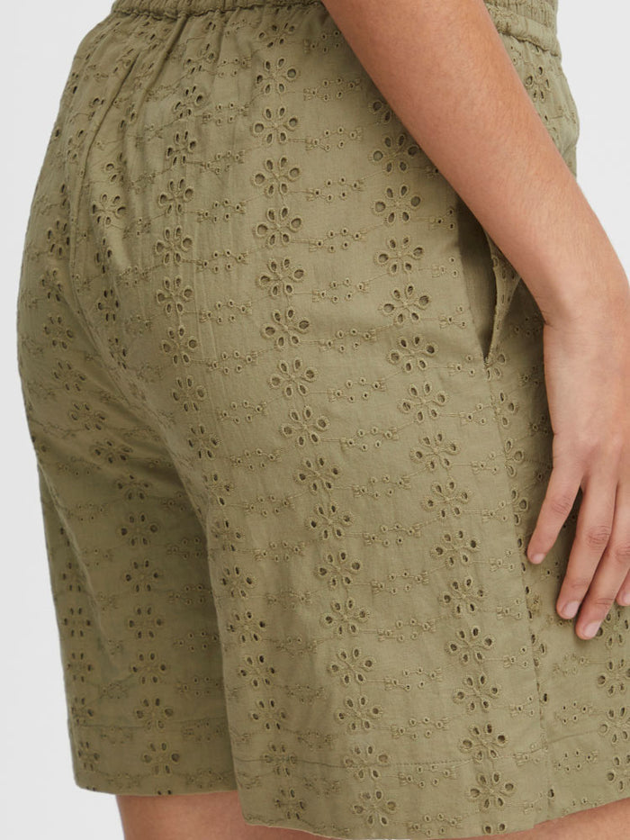 B Young ByFenni Shorts Aloe