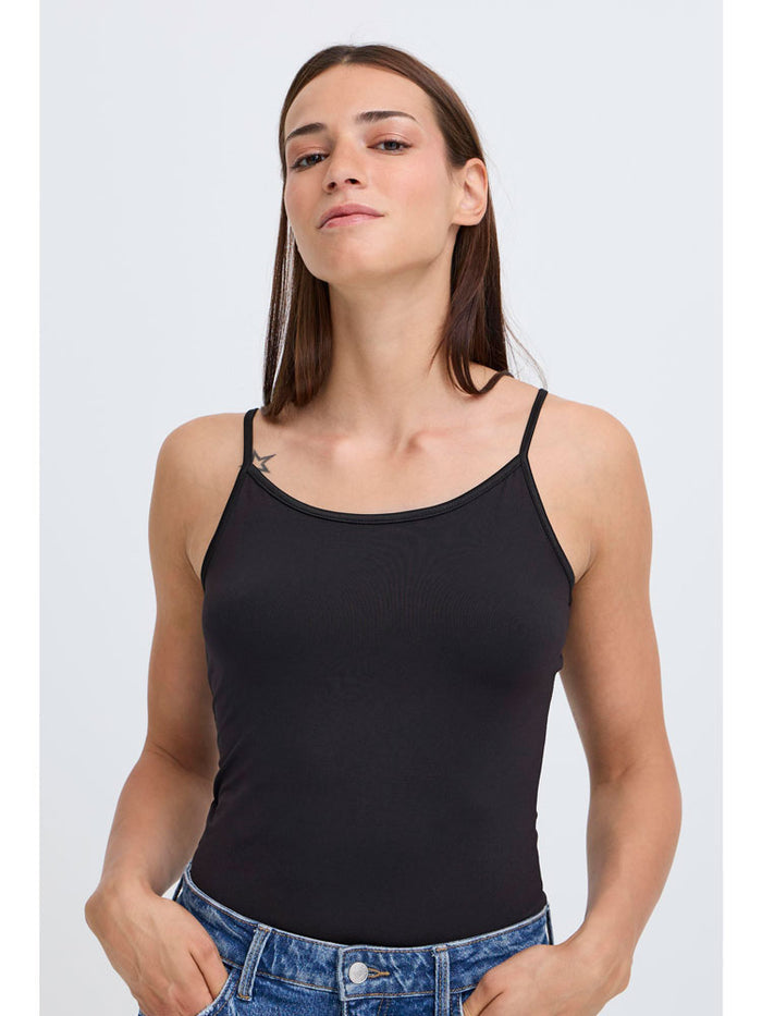 B Young ByIane Strap Top Black