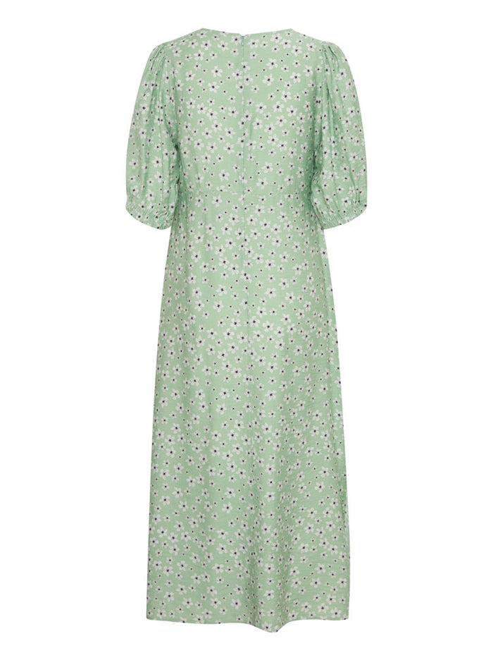 B Young ByIbano Long Dress Fair Green Flower