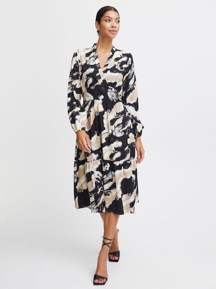 B Young ByIhamma Long Dress Birch