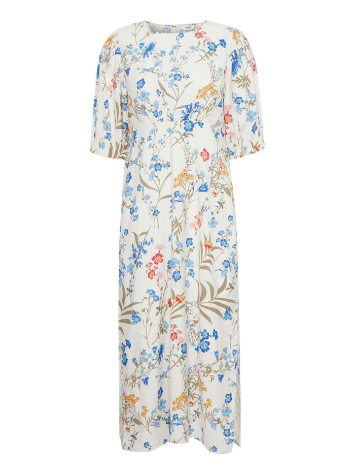 B Young ByImilda Long Dress Marshmallow Mix