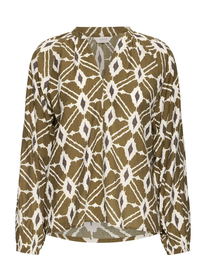 B Young ByInaba Blouse Olive