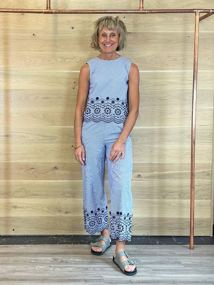 B Young ByInzi Pants Blue