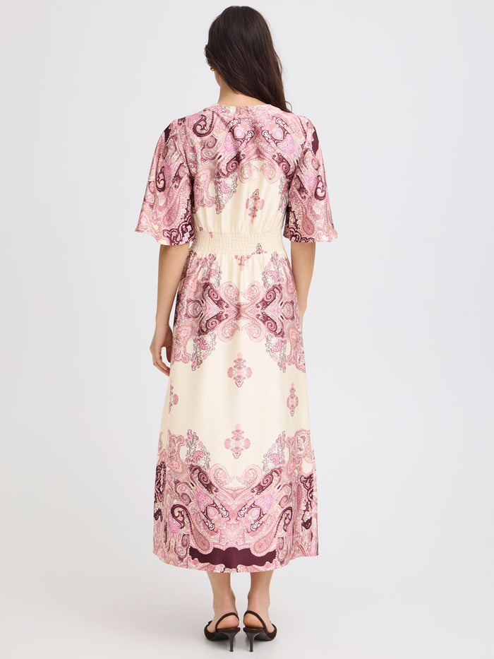 B Young ByJannike Dress Birch & Pink