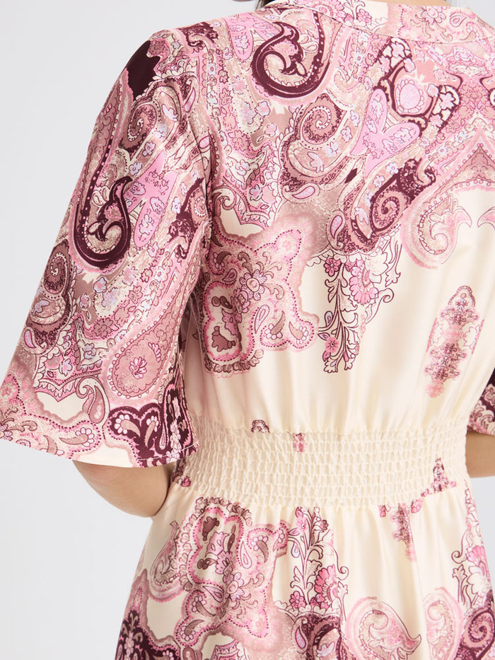 B Young ByJannike Dress Birch & Pink