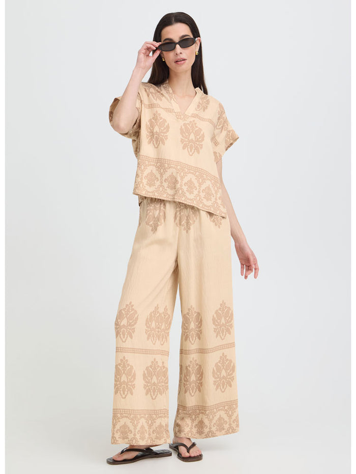 B Young ByJayce Blouse Cement