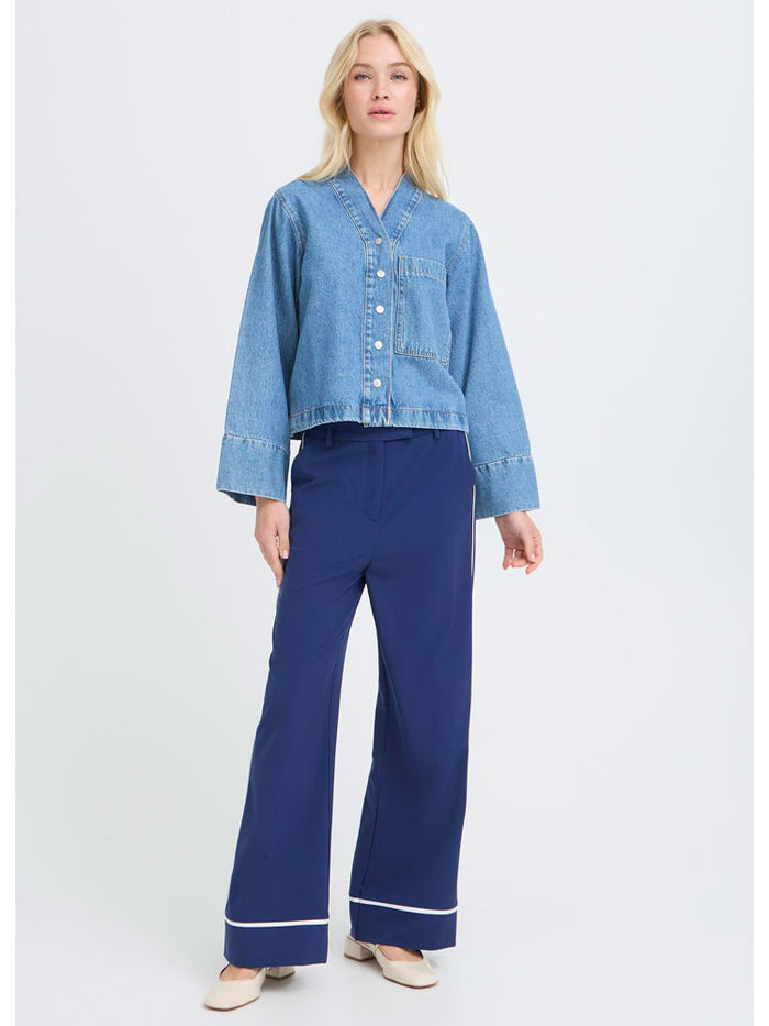 B Young ByKacila Shirt Mid Denim Blue