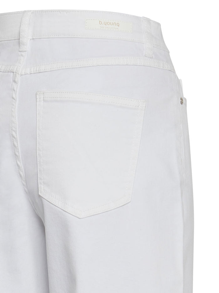 B Young ByKato ByByLikke Wide Jeans White