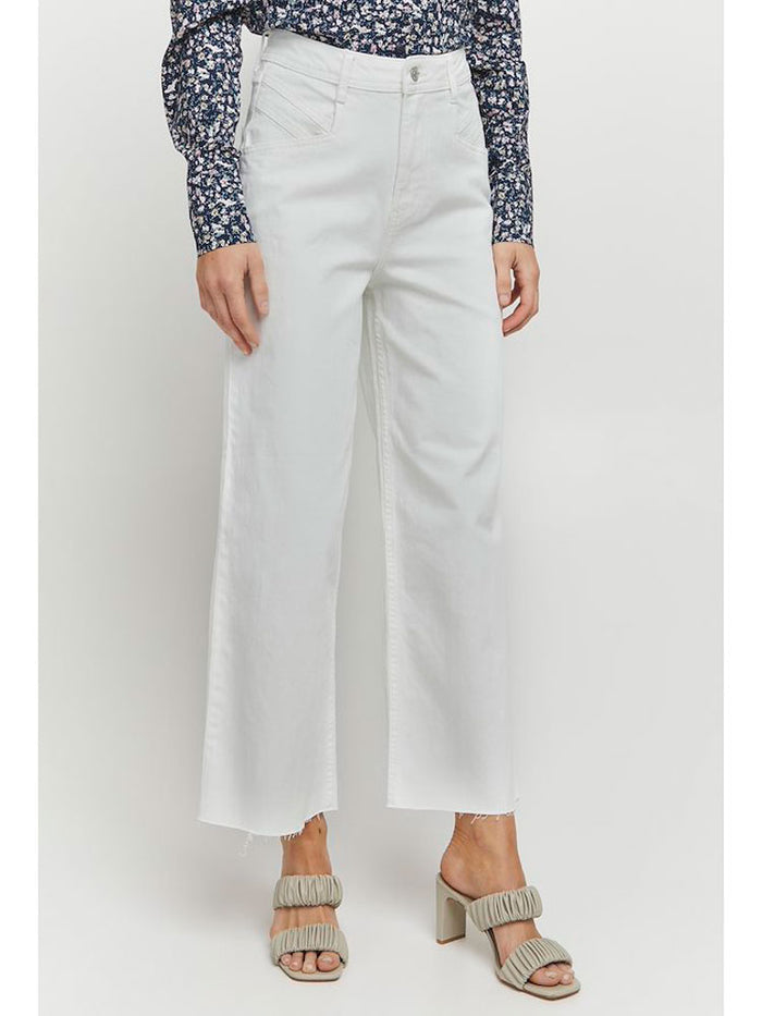 B Young ByKato ByKelona Wide Jeans Off White