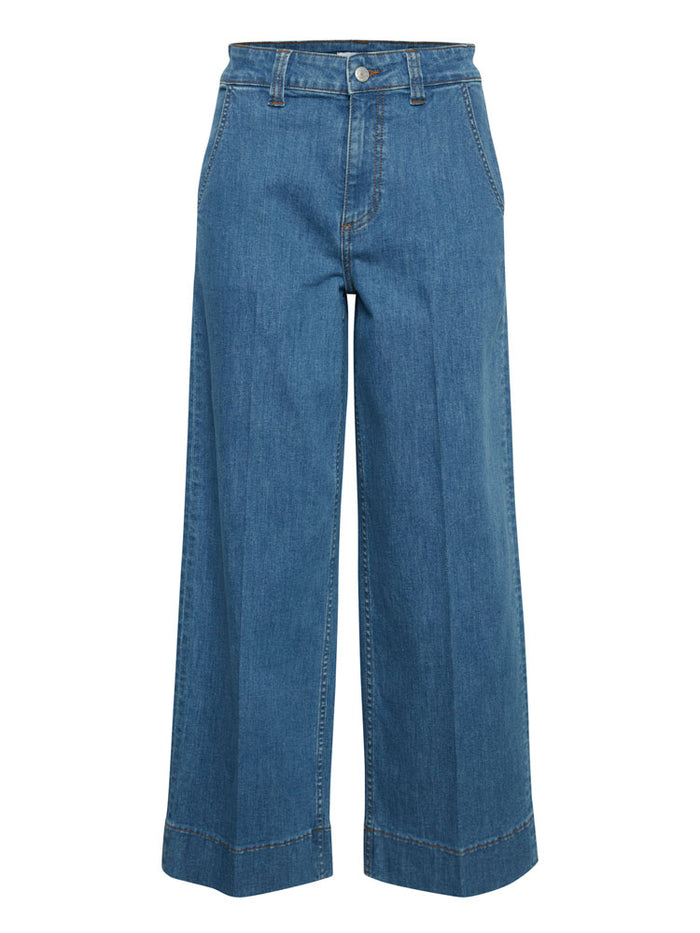 B Young ByKato ByKomma Cropped Jeans Blue