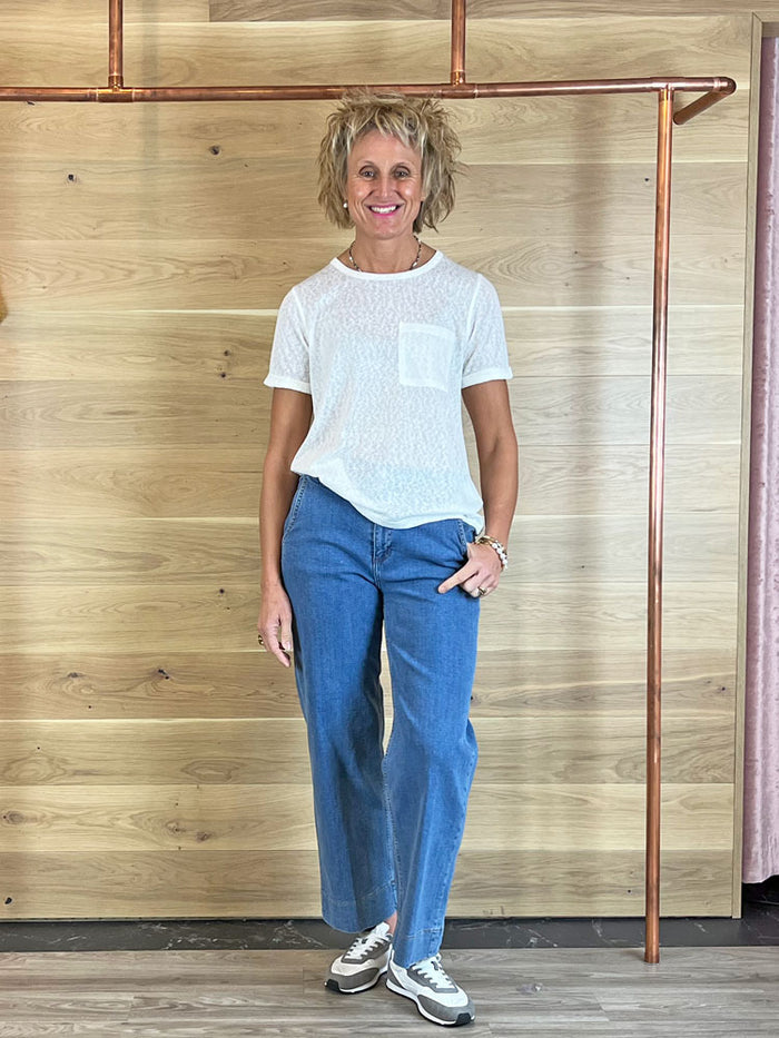 B Young ByKato ByKomma Cropped Jeans Blue