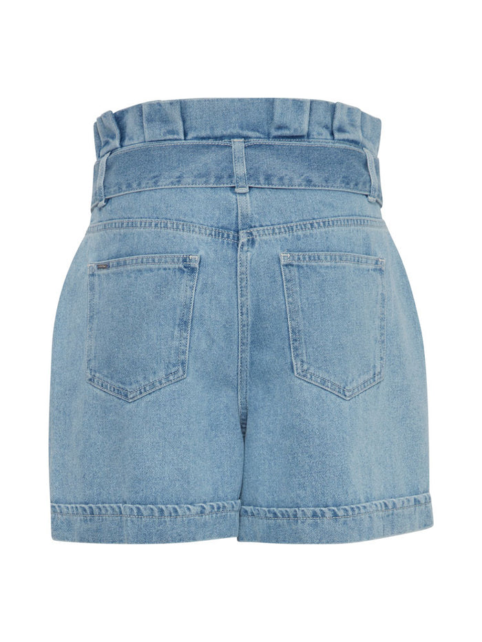 B Young ByKato ByKristy Short Light Blue Denim