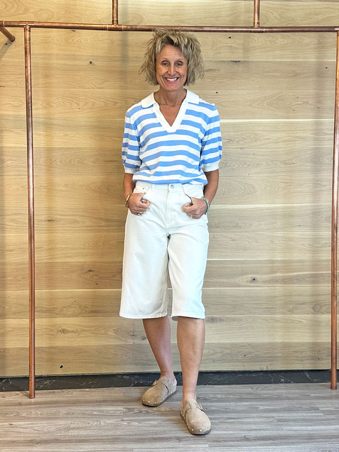 B Young ByKimu Shorts Marshmallow
