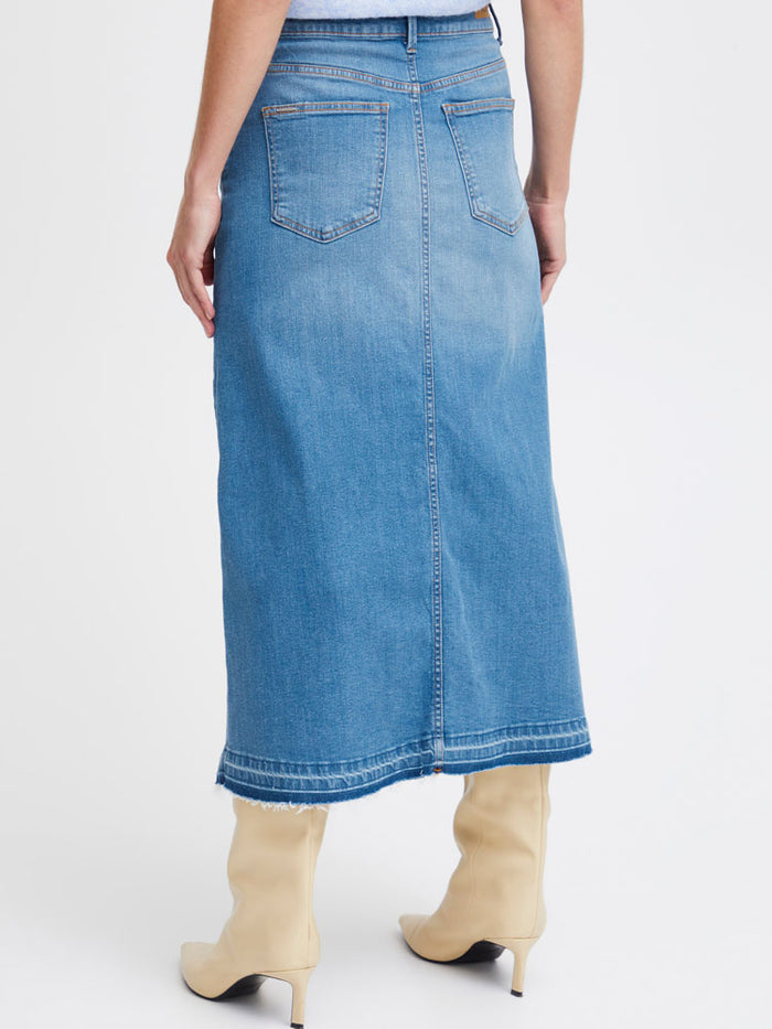 B Young ByKomma Skirt Light Blue Denim