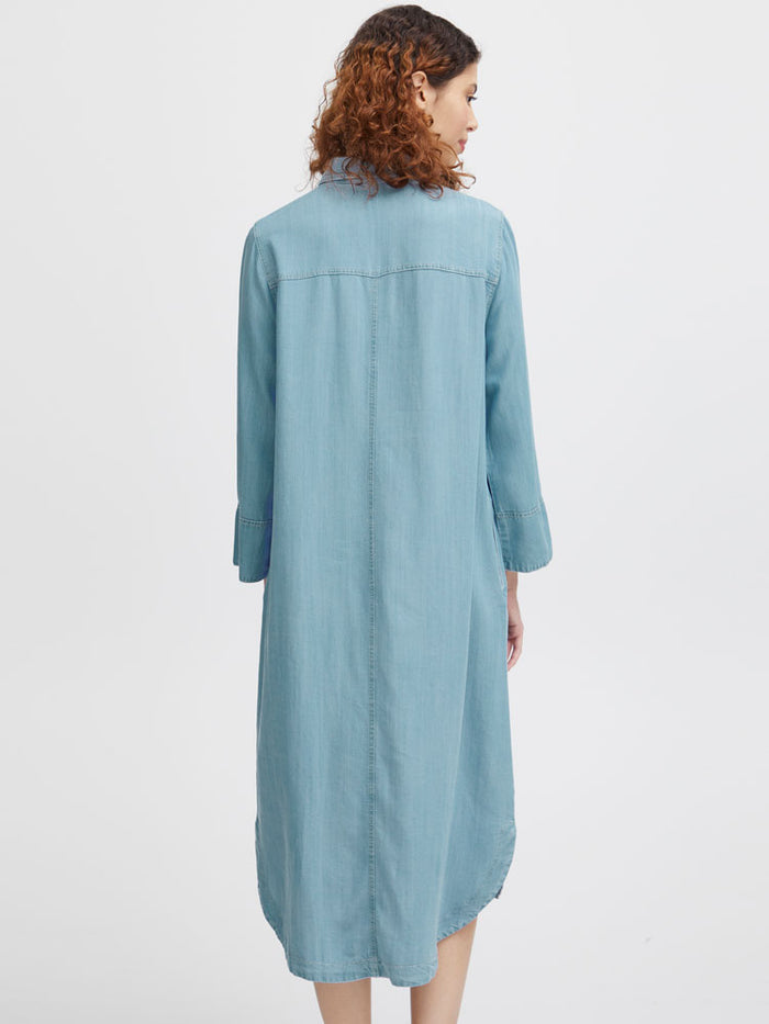 B Young ByLana Shirt Dress Light Blue Denim