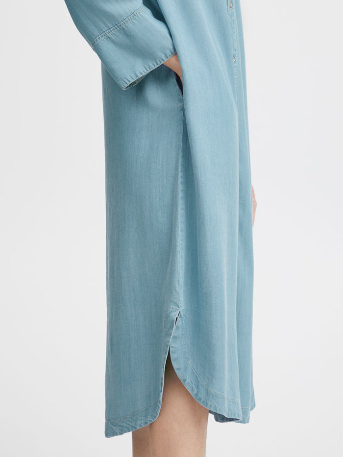 B Young ByLana Shirt Dress Light Blue Denim