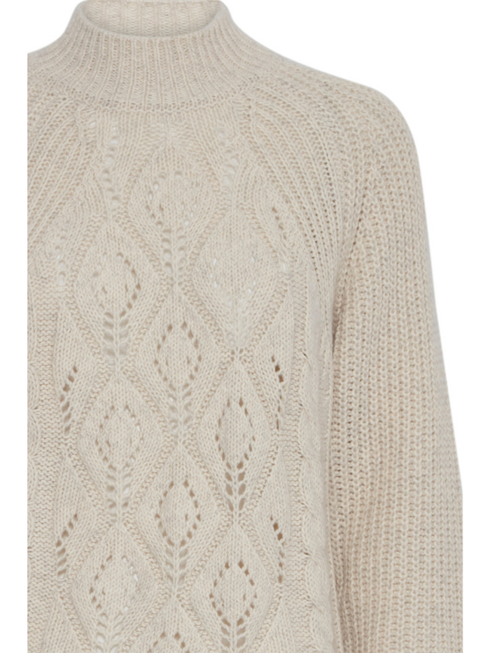 B Young ByMaren Jumper Birch Melange