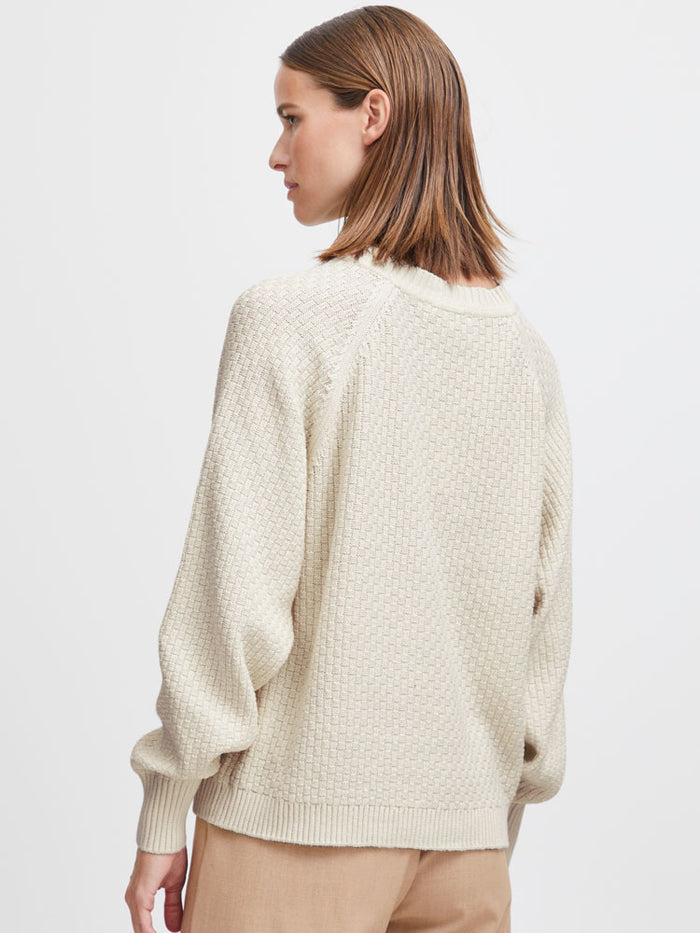 B Young ByMikala O Neck Jumper Birch