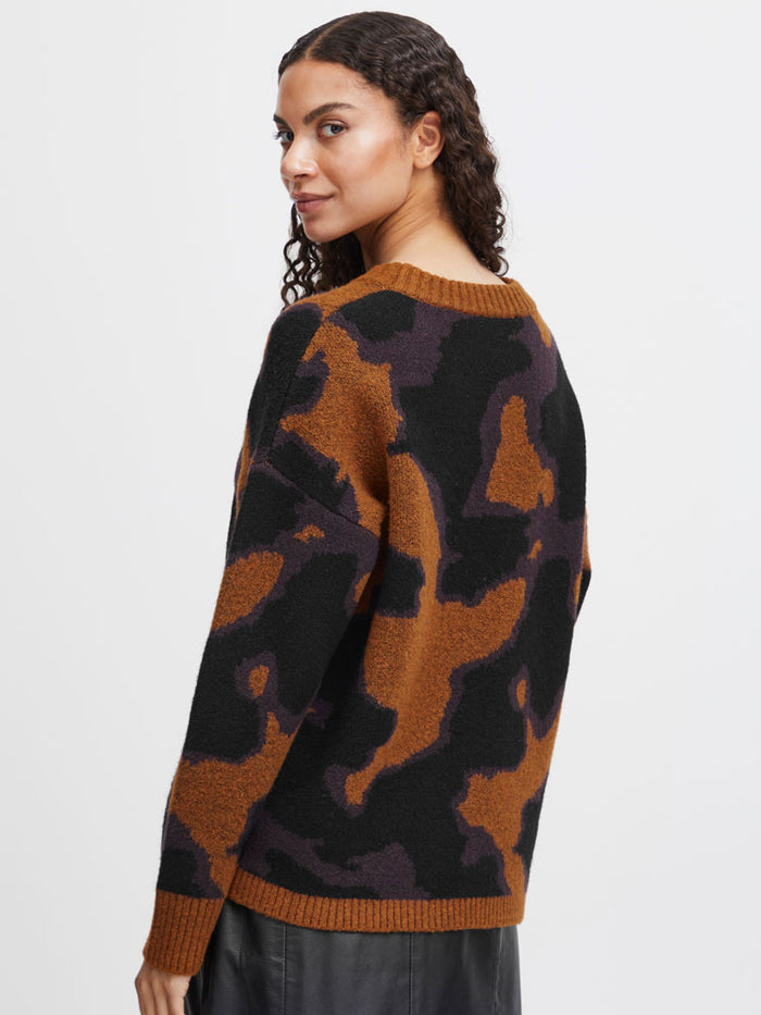 B Young ByNatta Jumper Sugar Almond Mix