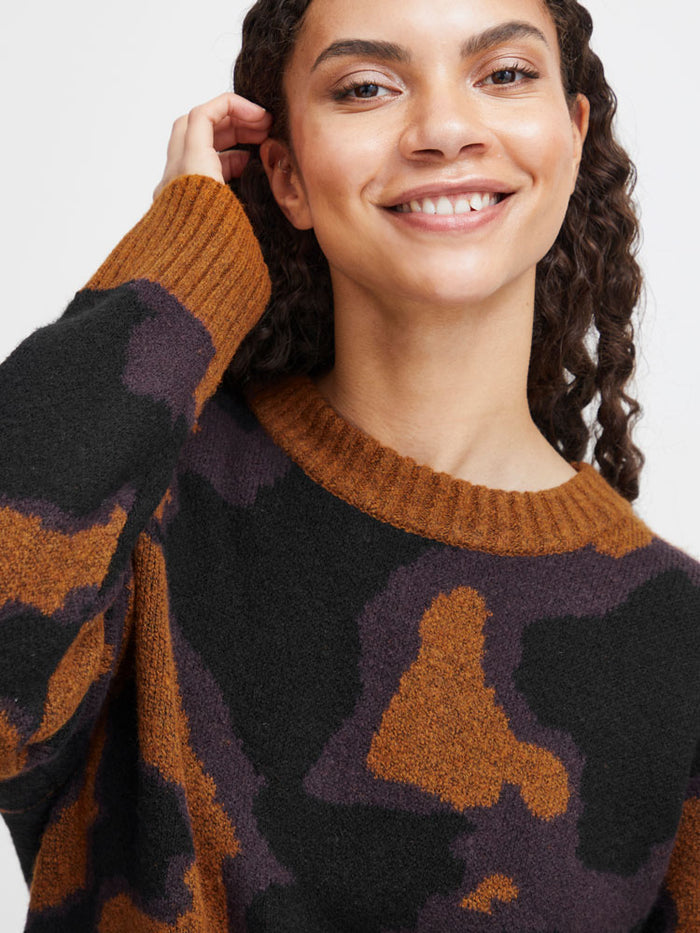 B Young ByNatta Jumper Sugar Almond Mix