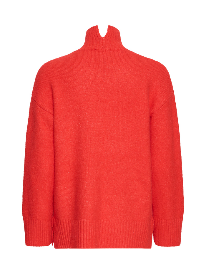 B Young ByOlma Turtleneck Cherry