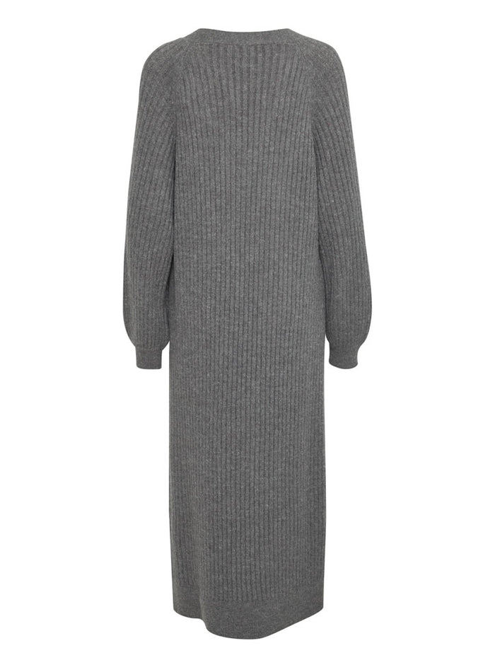 B Young ByOmartha Long Dress Mid Grey Melange