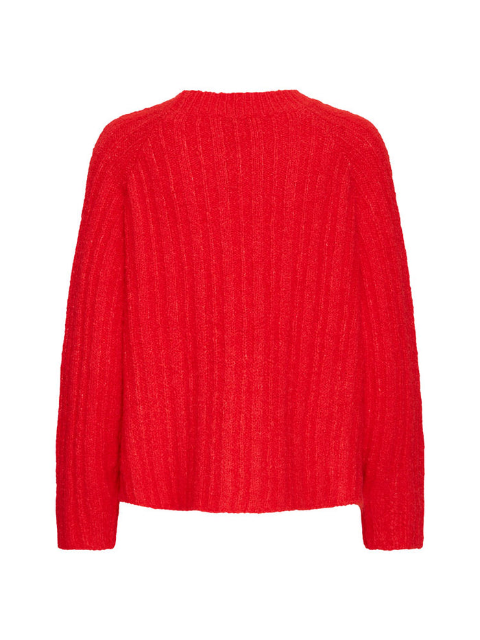 B Young ByOmelle Jumper Cherry