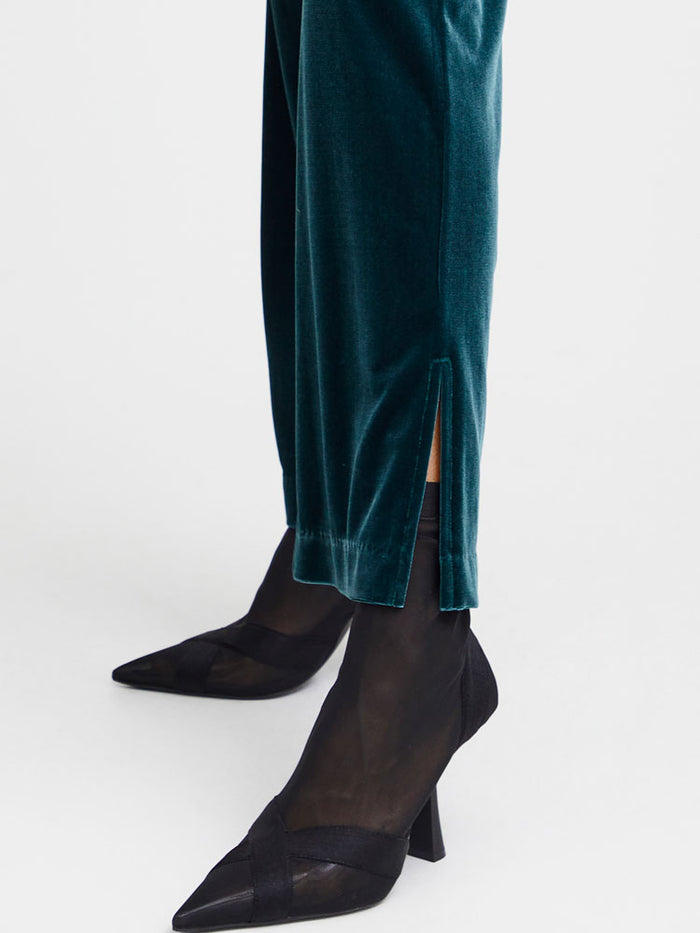 B Young ByPerlina Straight Trousers Reflecting Pond