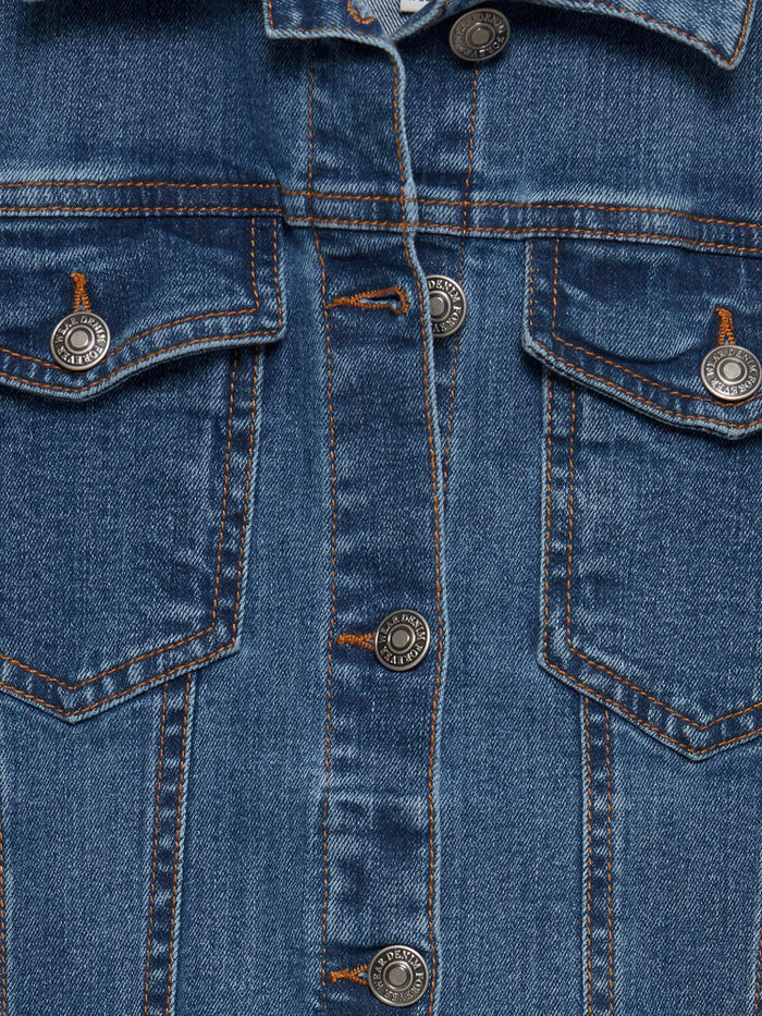 B Young ByPully Denim Jacket Mid Blue