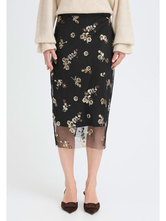 B Young ByRenaz Pencil Skirt Meteorite