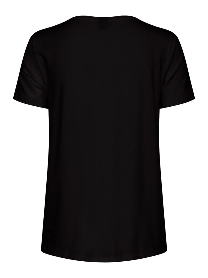 B Young ByRexima V-Neck T-Shirt Black