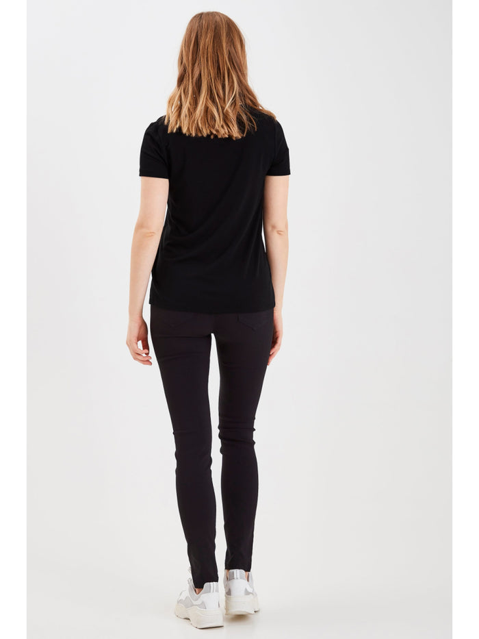 B Young ByRexima V-Neck T-Shirt Black