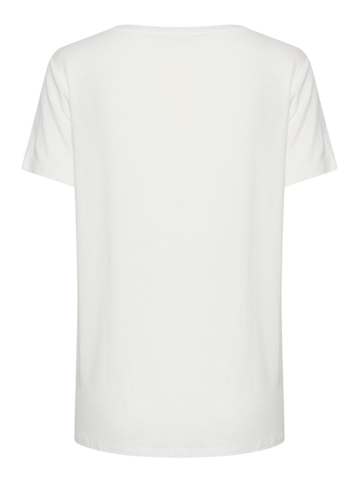 B Young ByRexima V-Neck T-Shirt Optical White