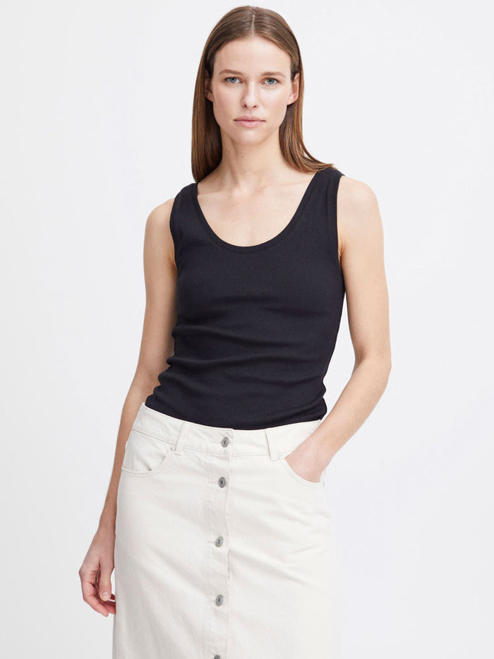 B Young BySanana Tank Top Black