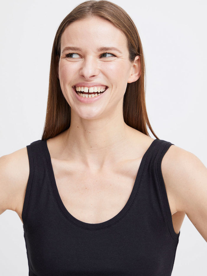 B Young BySanana Tank Top Black