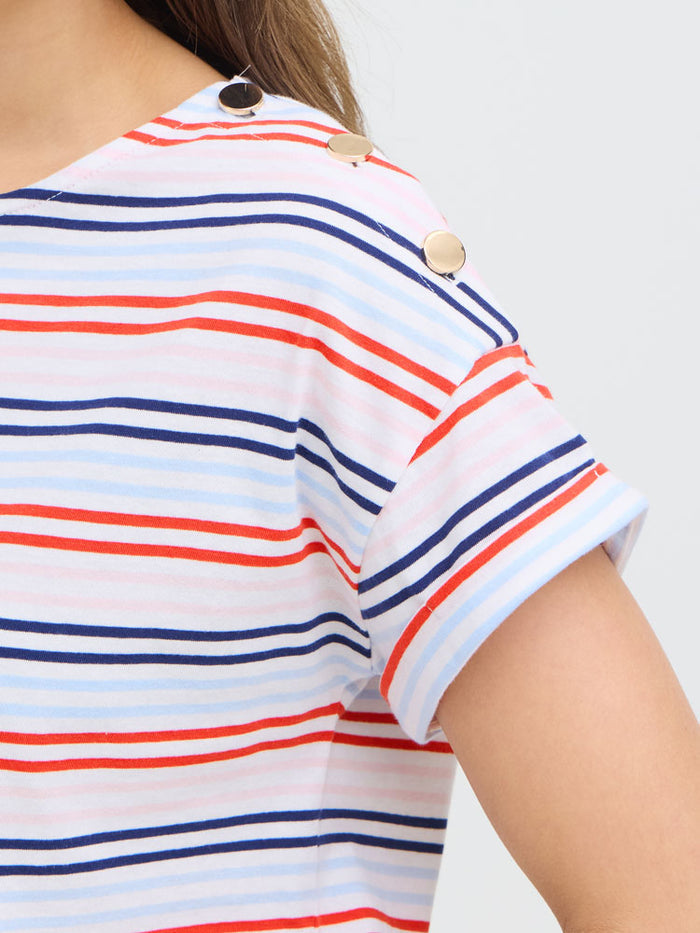 B Young BySilany T-Shirt Multicoloured Stripe
