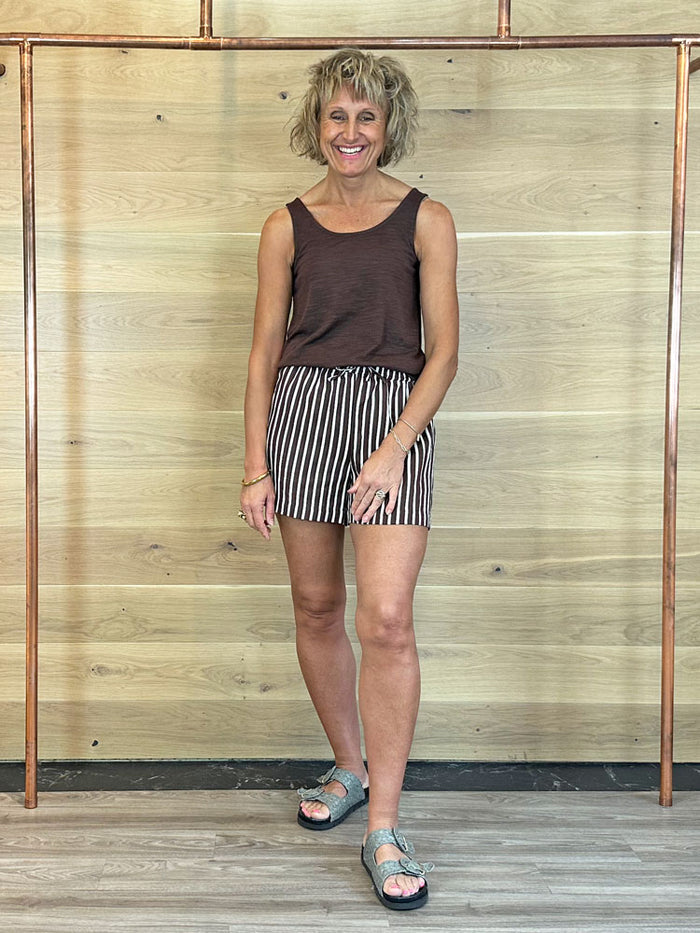 B Young BySimoa Top Brown