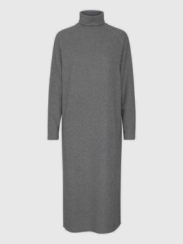 B Young ByUnni Dress Dark Grey Melange