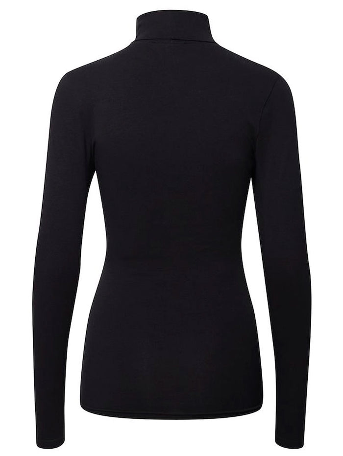 B Young Pamila Roll Neck Black