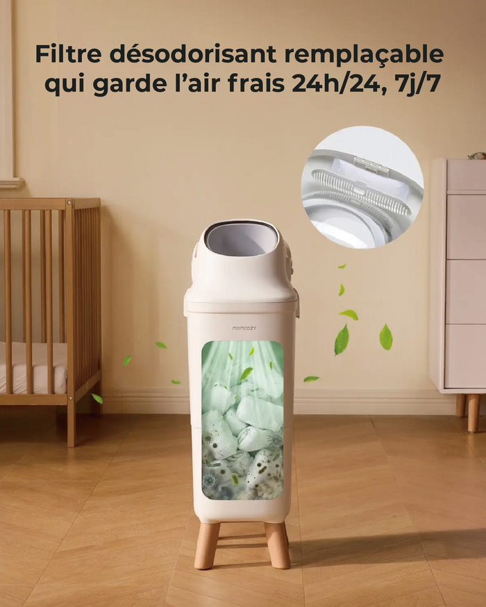Bac à couches Momcozy Triple-Étanchéité