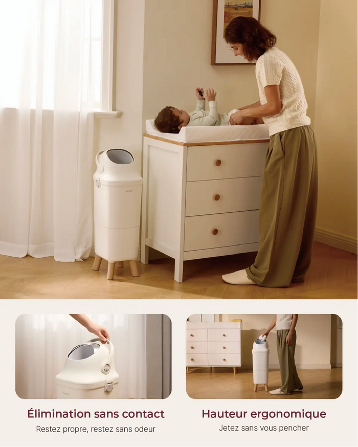 Bac à couches Momcozy Triple-Étanchéité
