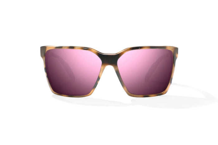 Beige Tortoise Gloss / Rose MIrror / Glass Lenses