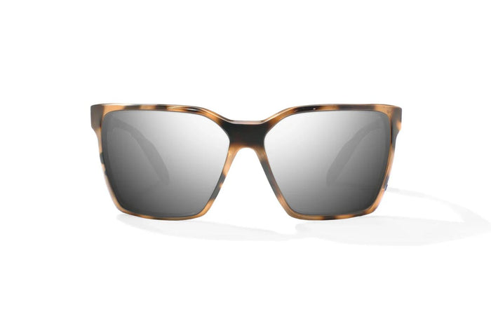Beige Tortoise Gloss / Silver Mirror / Glass Lenses