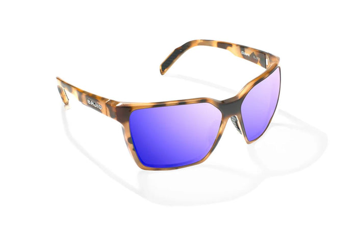 Beige Tortoise Gloss / Violet Mirror / Polycarbonate Lenses