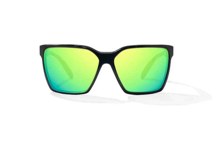 Black Gloss / Green Mirror / Glass Lenses