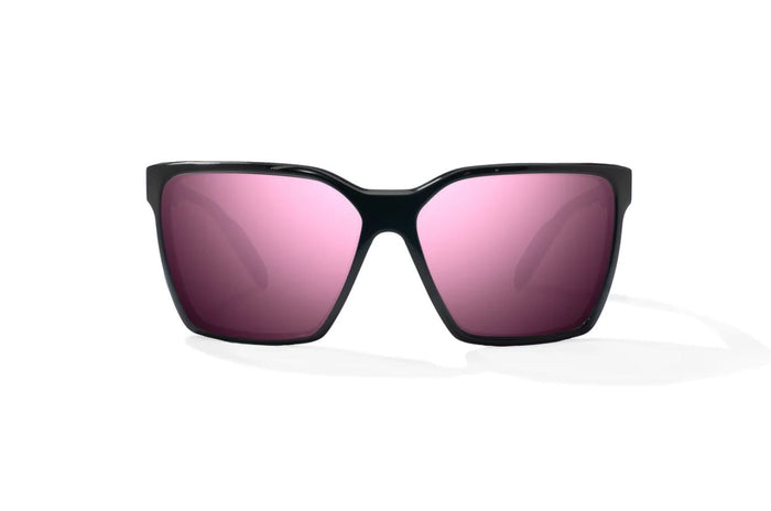 Black Gloss / Rose MIrror / Polycarbonate Lenses