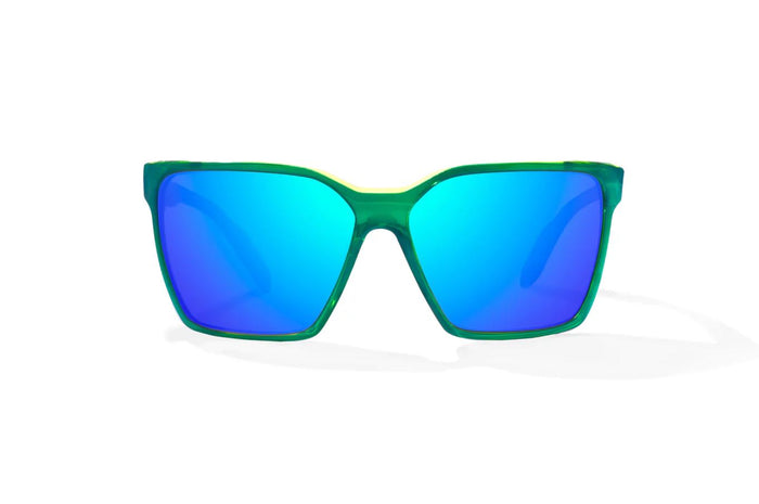 Aqua / Lt Green Gloss / Blue Mirror / Glass Lenses