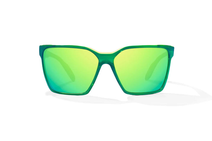 Aqua / Lt Green Gloss / Green Mirror / Glass Lenses
